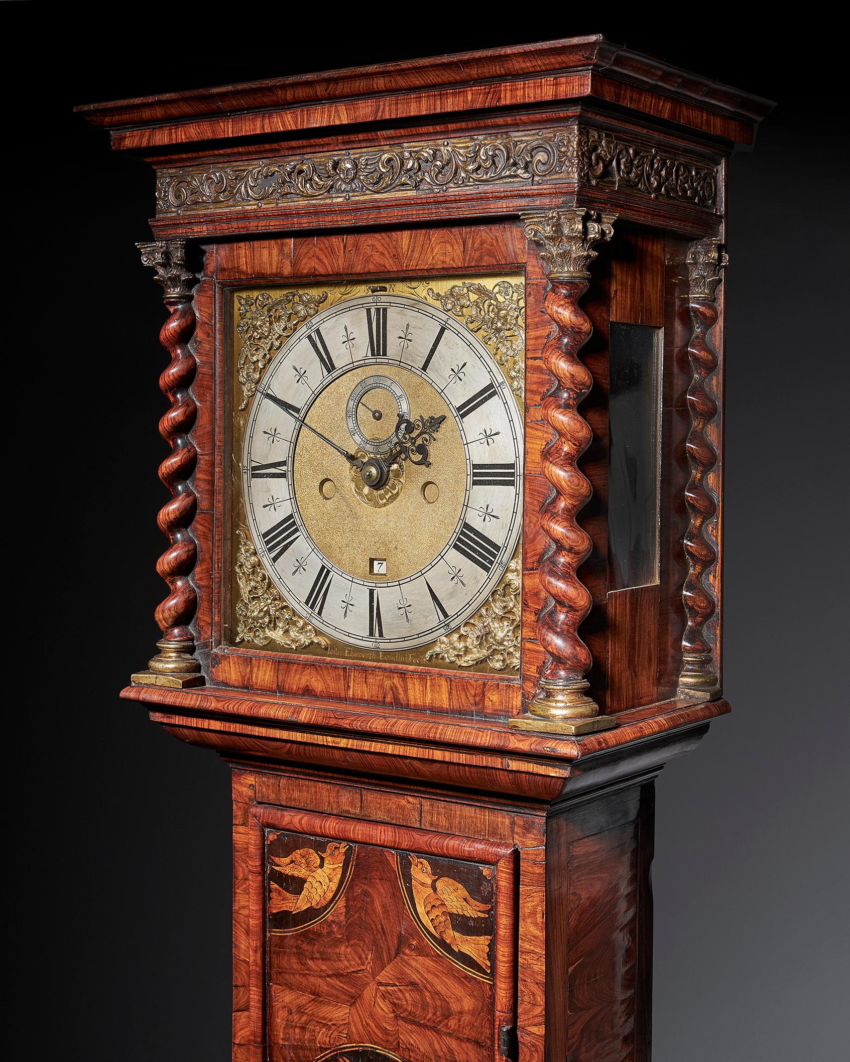 17th century grandfather clock