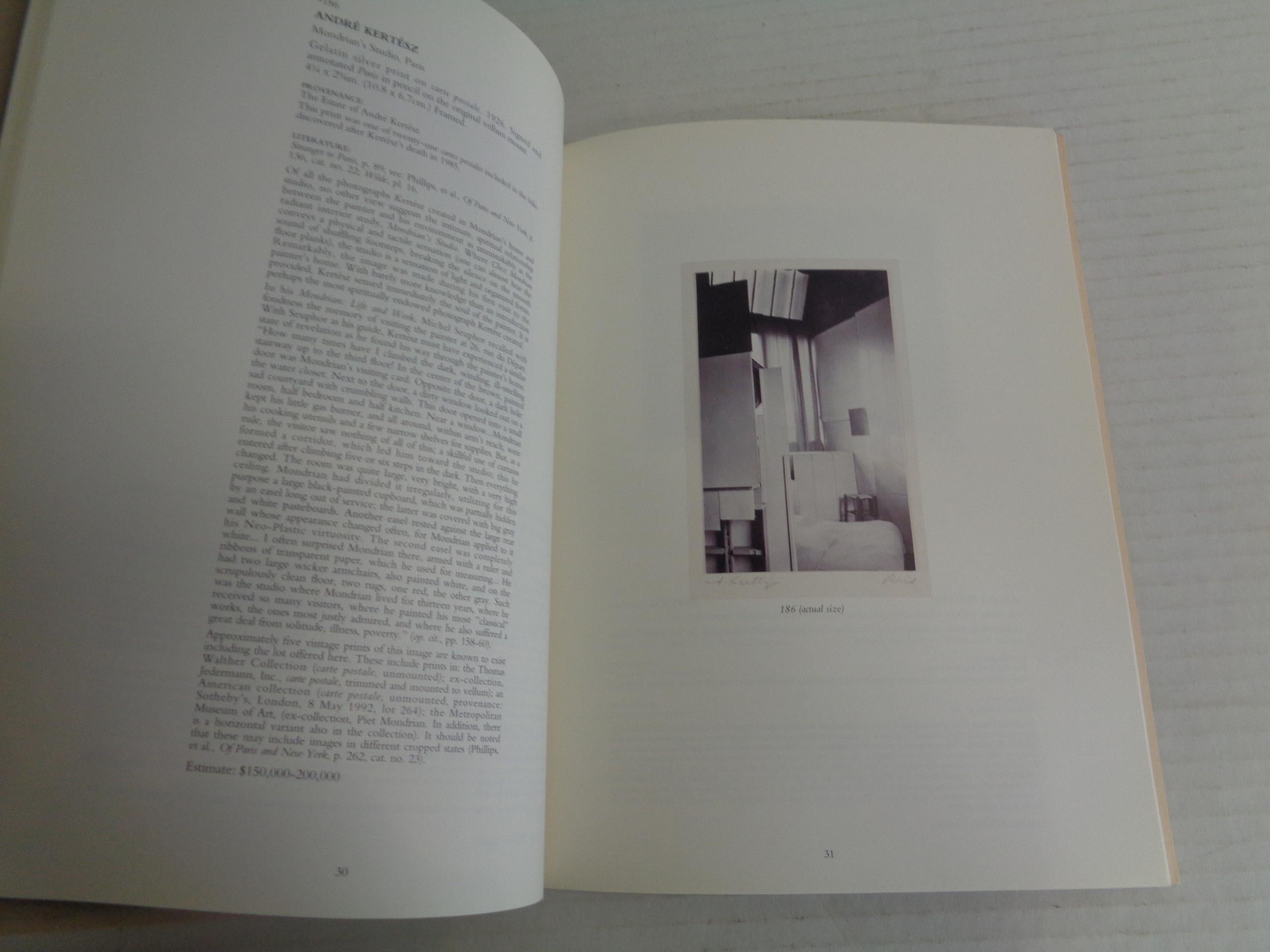 An Important Collection of Andre Kertesz Vintage Photographs - 1997 Christie's  For Sale 3