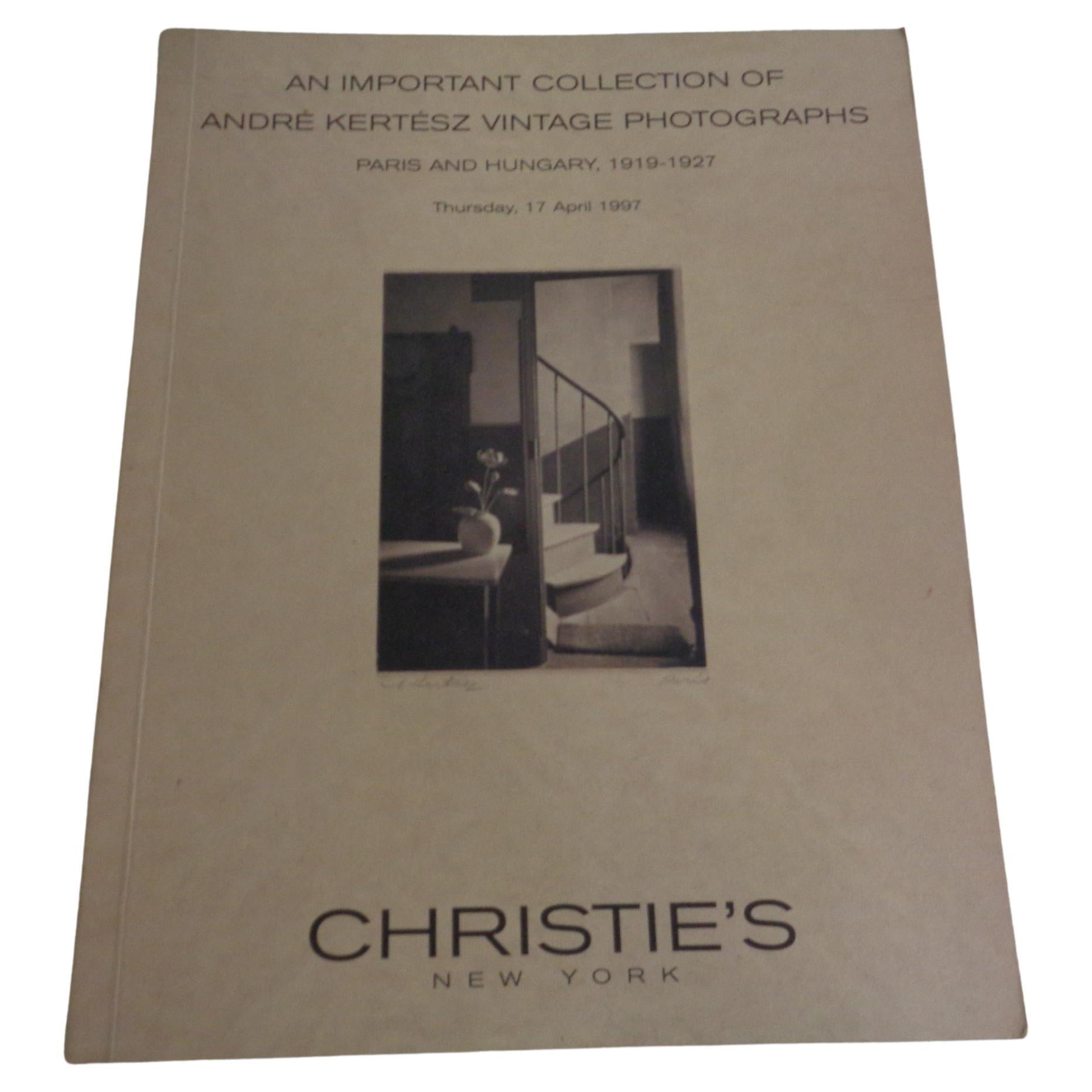 An Important Collection of Andre Kertesz Vintage Photographs - 1997 Christie's  For Sale