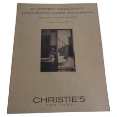 Une importante collection de photographies d'époque d'Andre Kertesz - 1997 Christie's 
