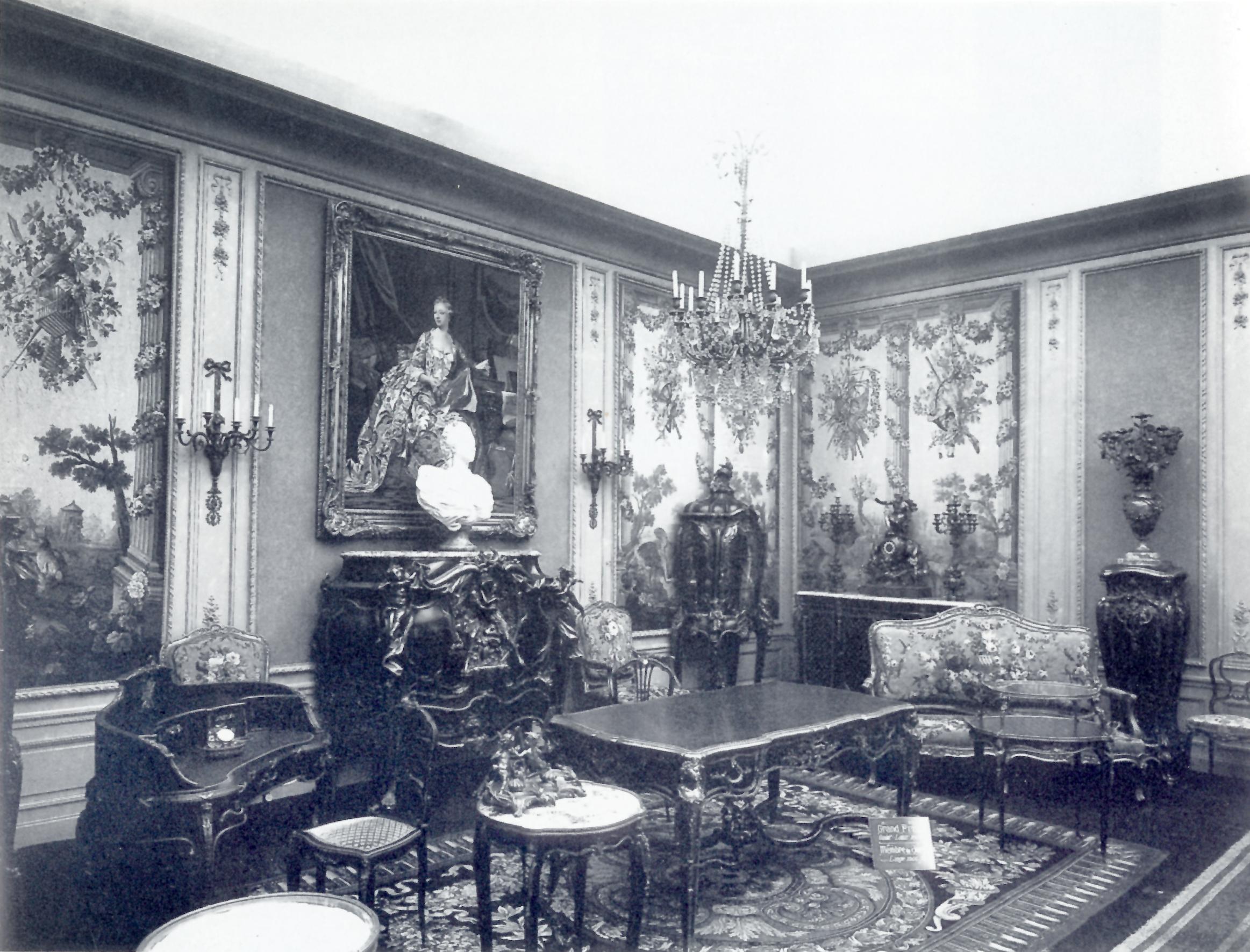 Bedeutendes Ausstellungstintenfass von François Linke und Léon Messagé, um 1900 im Angebot 1