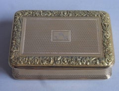 An important George III 18ct Two Colour Gold Royal Presentation Snuff Box