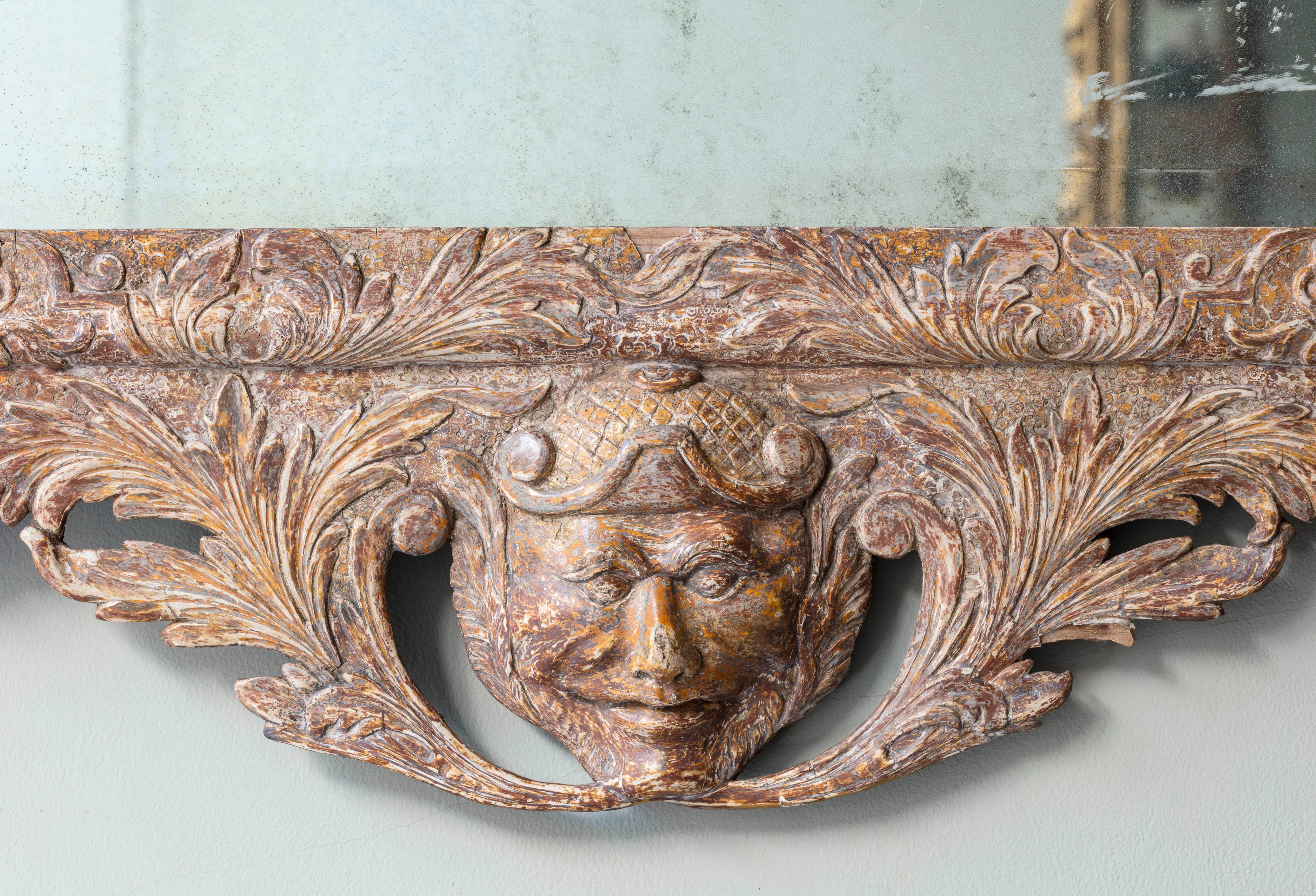 Carved An Important Irish George II Pier Mirror, c.1740 For Sale