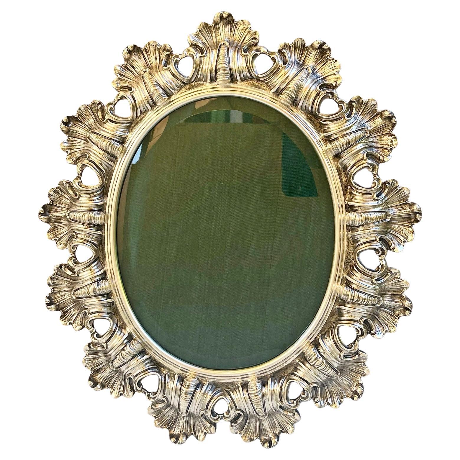 Un
importante cornice in argento sterling di Buccellati, 20° secolo. in vendita