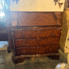 An Important Louis XIV Marquetry Italian Bureau Cabinet