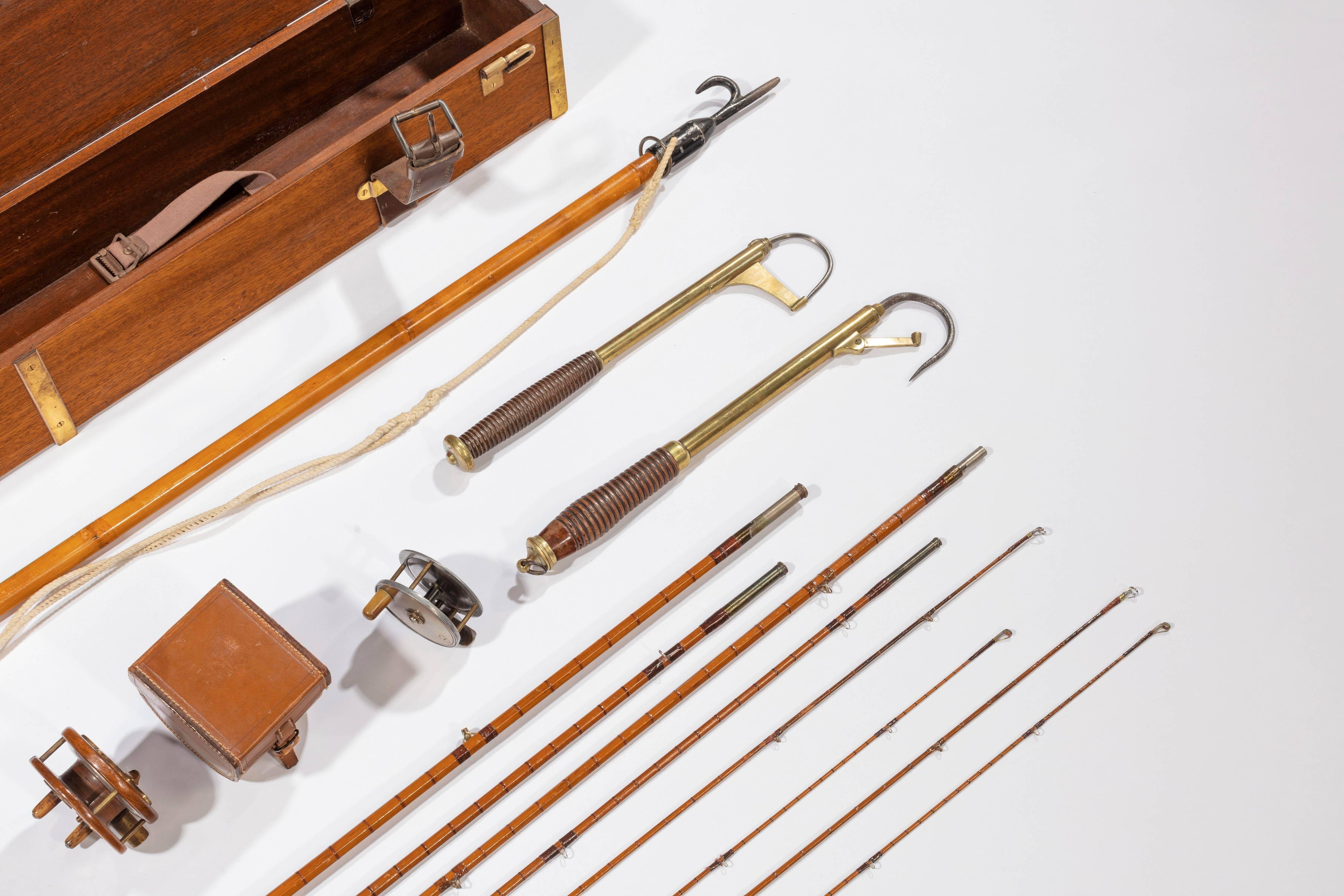 19th Century Fishing Box, Formerly From The Estate Of Lord Trent In Good Condition In Peterborough, Northamptonshire