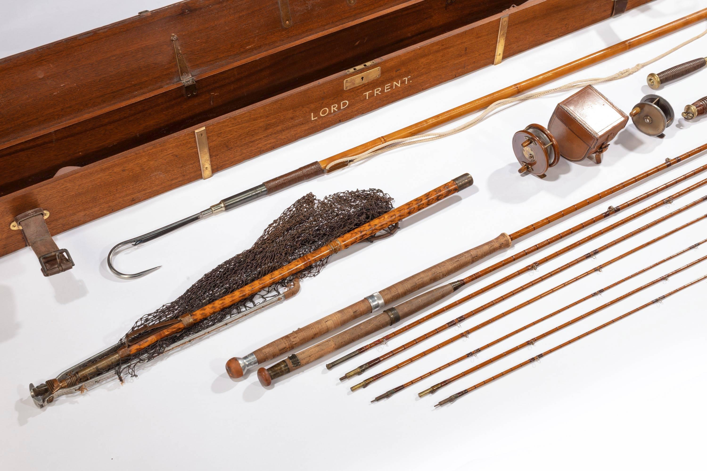 Late 19th Century 19th Century Fishing Box, Formerly From The Estate Of Lord Trent