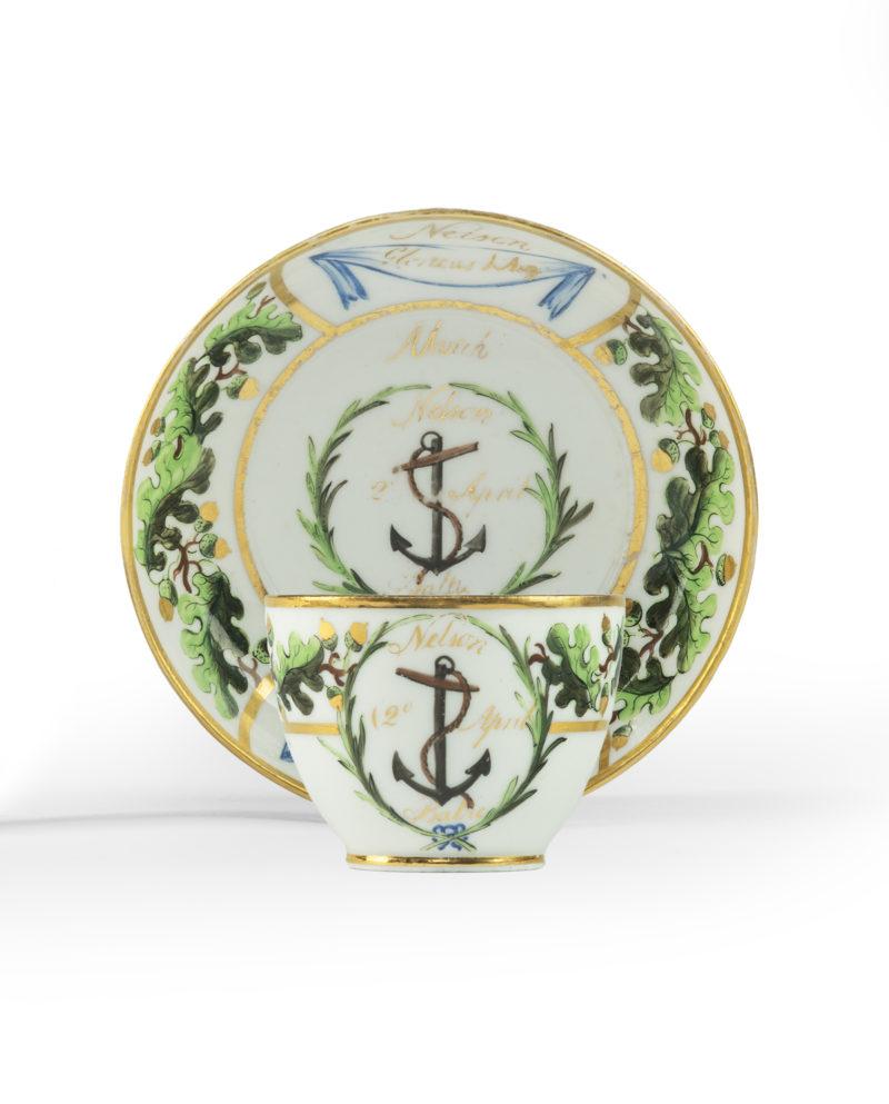 An important porcelain cup and saucer from Admiral Lord Nelson’s ‘Baltic Service For Sale 4