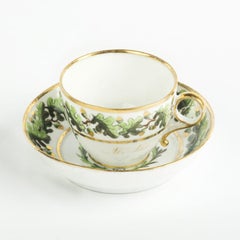An important porcelain cup and saucer from Admiral Lord Nelson’s ‘Baltic Service