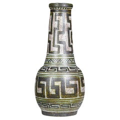 An Important Primitive Ceramic Vase by La Grange aux Potiers France 1960s