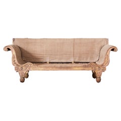 An Important Regency Giltwood Sofa