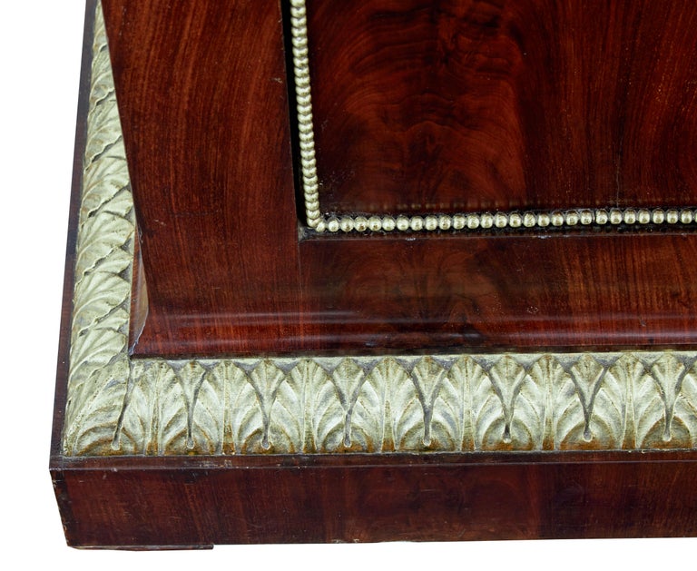 Important Regency Period Mahogany Case Musical Organ Clock at 1stDibs