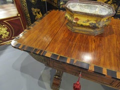 Important Regency Sofa Table by George Smith, Gillows London, Exotic Woods