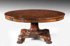 An Important Scottish Regency Mahogany Centre Table