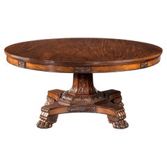Used An Important Scottish Regency Mahogany Centre Table