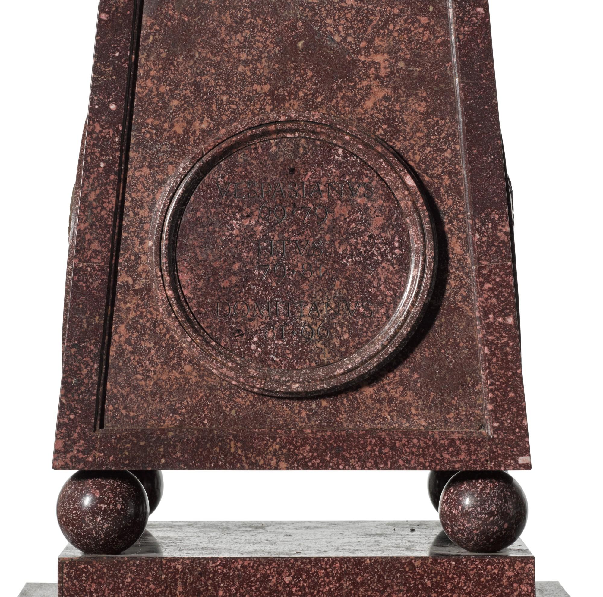 Important Set of Four Large Porphyry Obelisks In Good Condition For Sale In Brighton, West Sussex