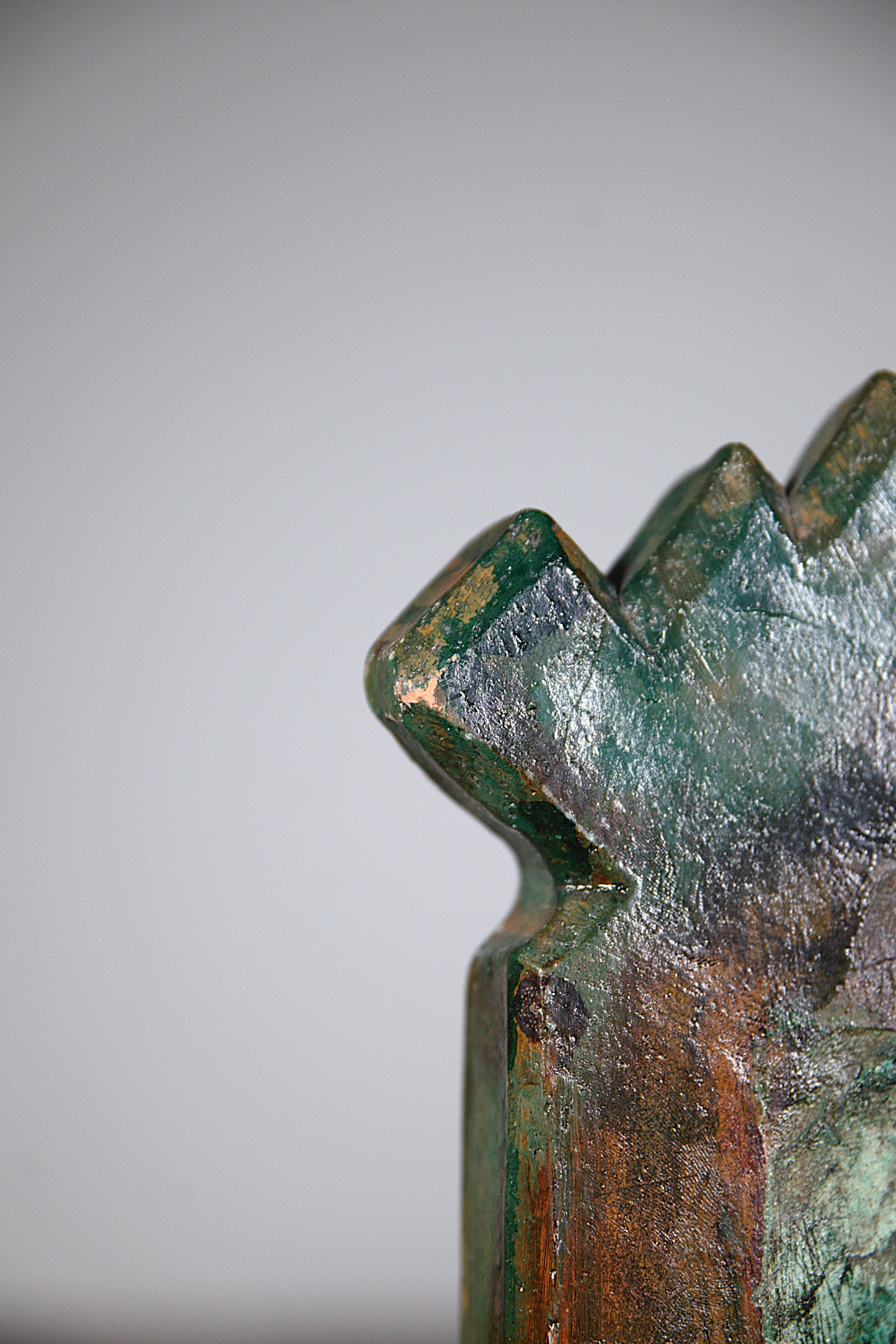Un imponente specchio in ceramica di un artista anonimo Francia anni '70 in vendita 3