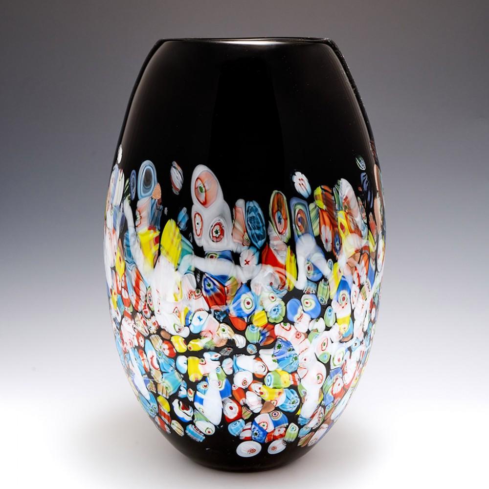 The Vetreria Badioli was founded by father and son Mario and Francesco Badioli. Mario has been acclaimed by his peers to be the Picasso of Murano glass. This is a true statement piece, imposing, vibrant and the embodiment of the innate skill and