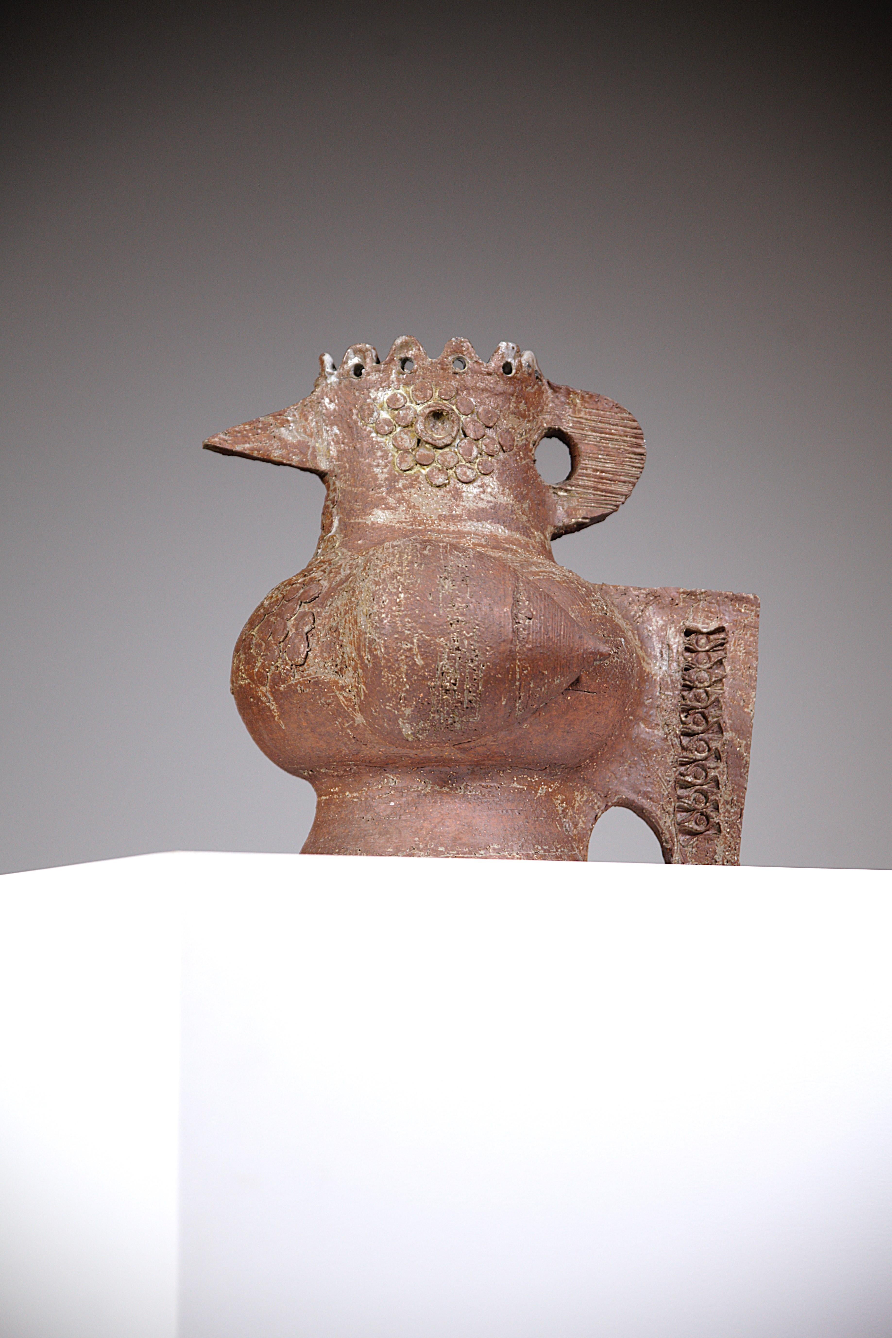 An Impressive Bird Sculpture by Jacques Pouchain France 1960s For Sale 5
