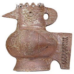 An Impressive Bird Sculpture by Jacques Pouchain France 1960s