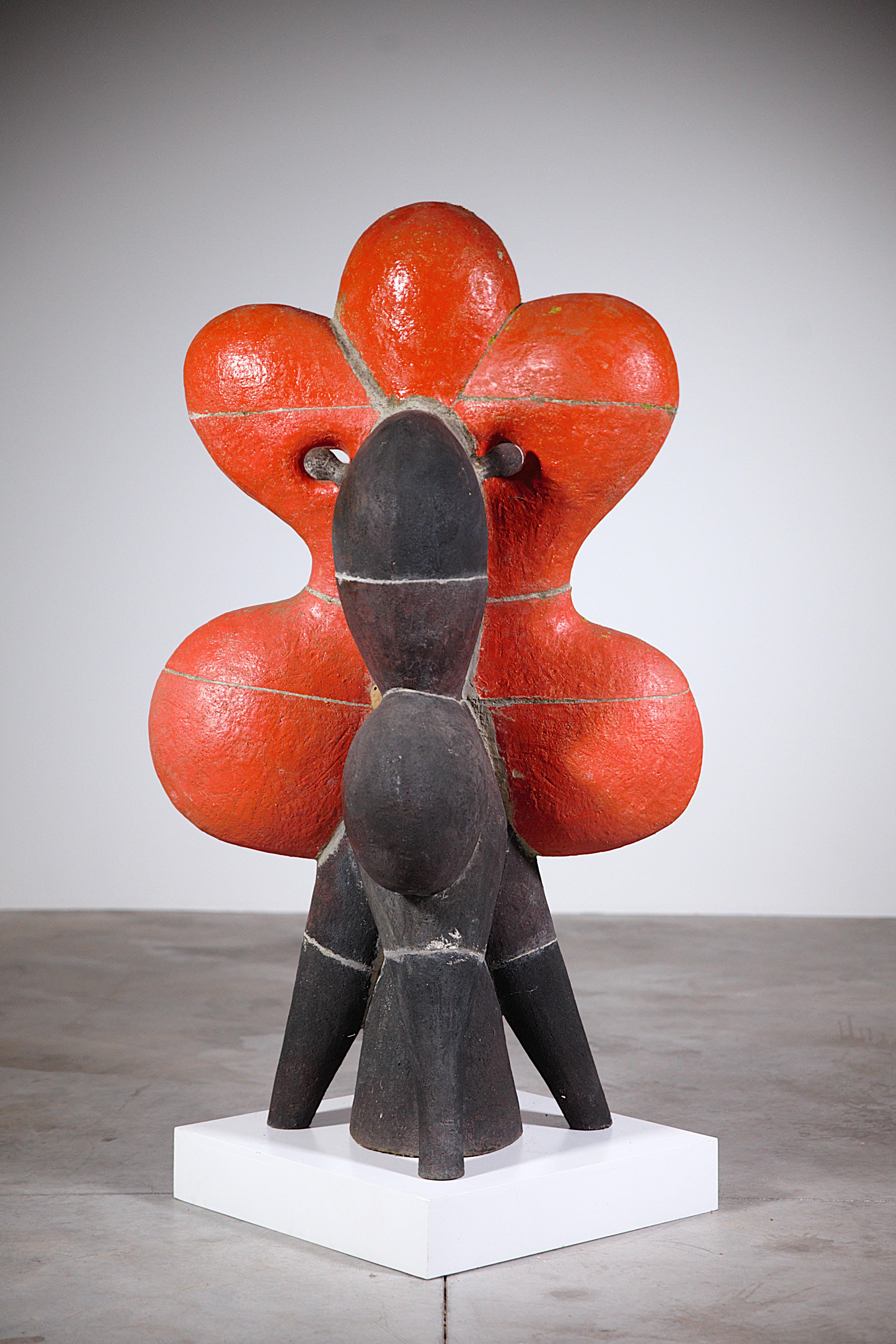 Un'impressionante scultura in ceramica di Roger Capron Vallauris Francia anni 2000 in vendita 5