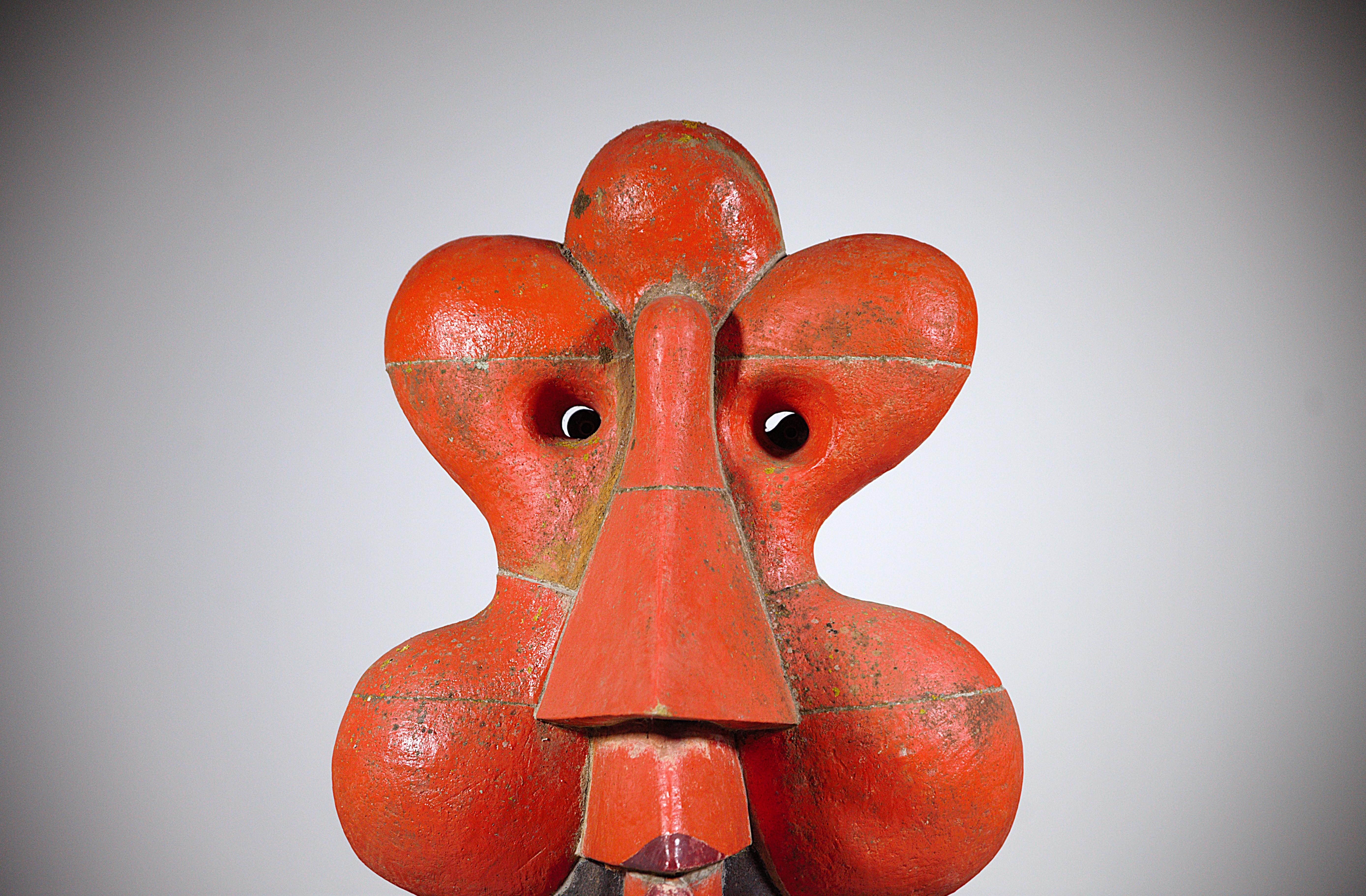 XXI secolo e contemporaneo Un'impressionante scultura in ceramica di Roger Capron Vallauris Francia anni 2000 in vendita