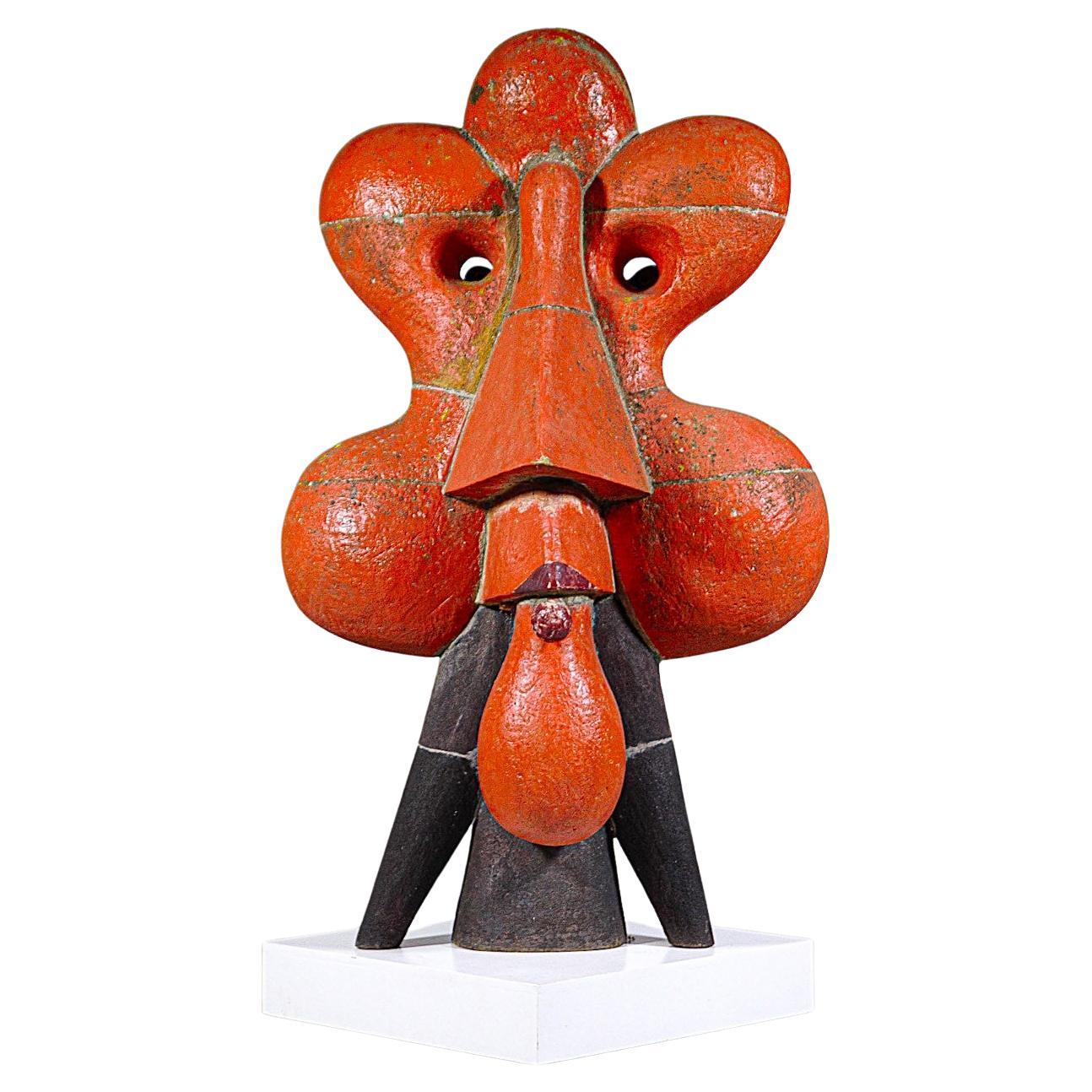 Ein beeindruckendes Keramikskulptur von Roger Capron Vallauris, Frankreich 2000er Jahre