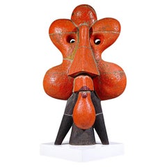 An Impressive Ceramic Sculpture by Roger Capron Vallauris France 2000's