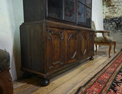 An Early 20th Century Glazed Oak Bookcase - In The Manner Of Samuel Pepys c.1910