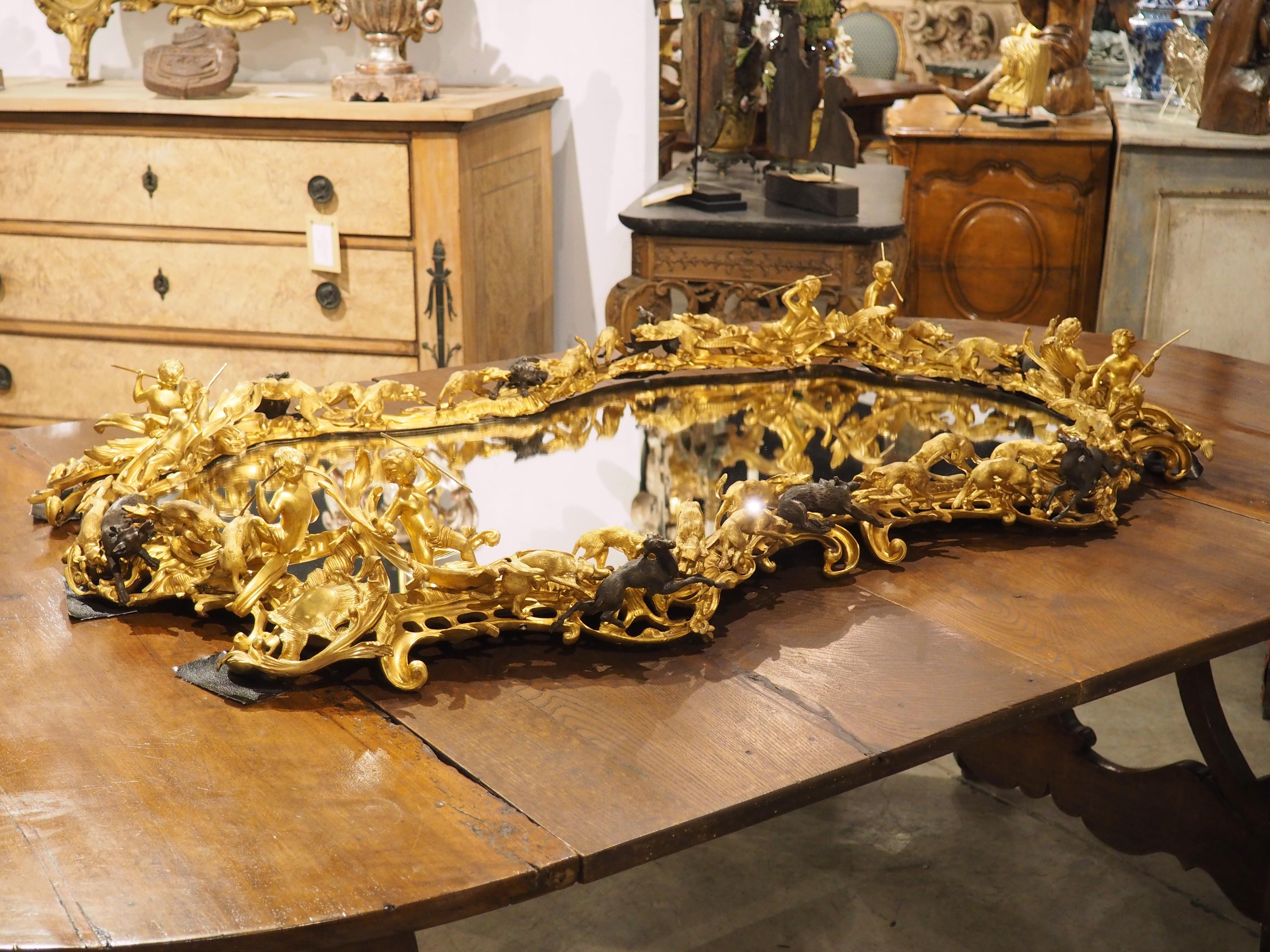 An Impressive French Napoleon III Style Gilt Bronze Surtout de Table, Circa 1900 8