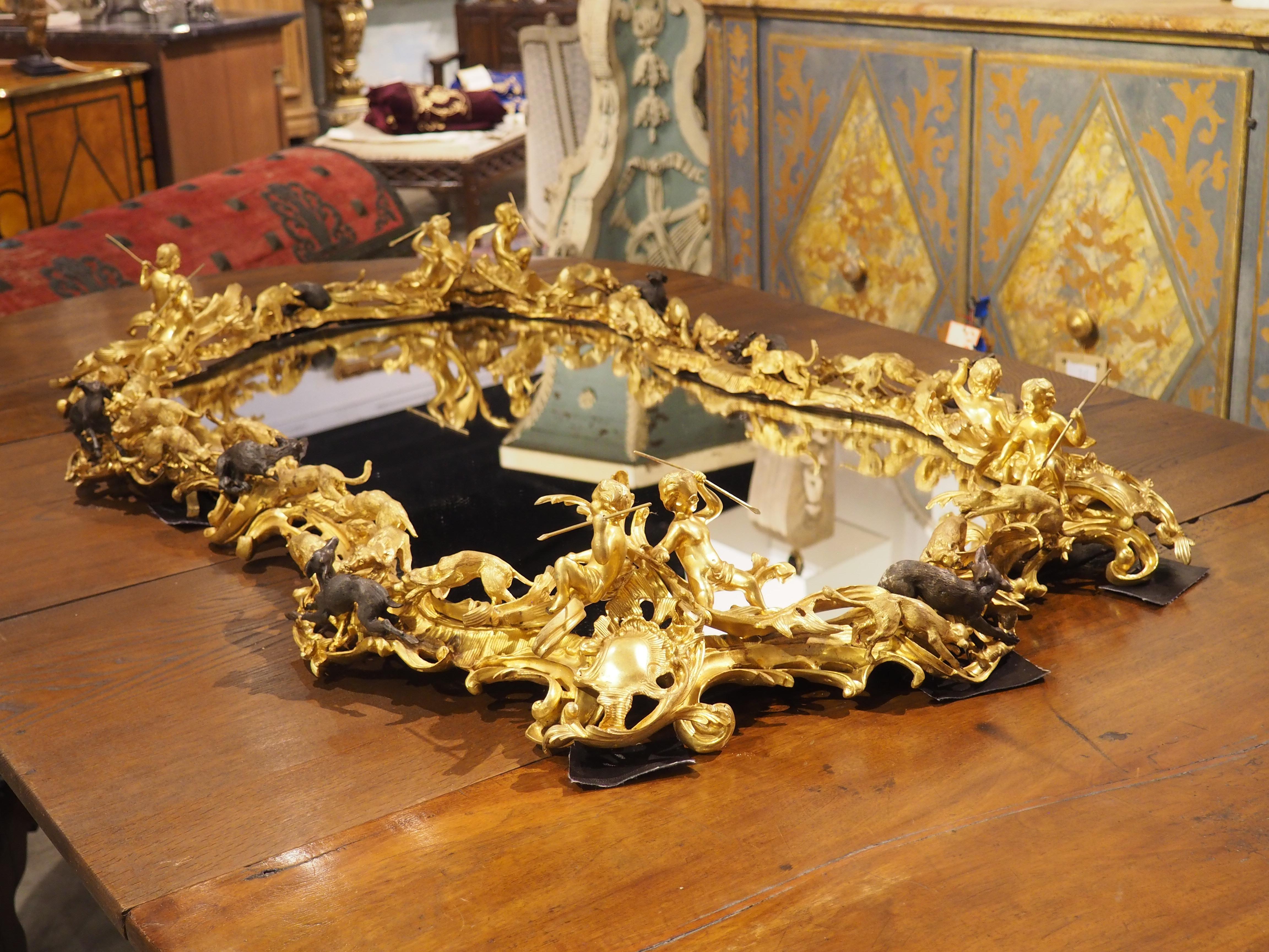 An Impressive French Napoleon III Style Gilt Bronze Surtout de Table, Circa 1900 9