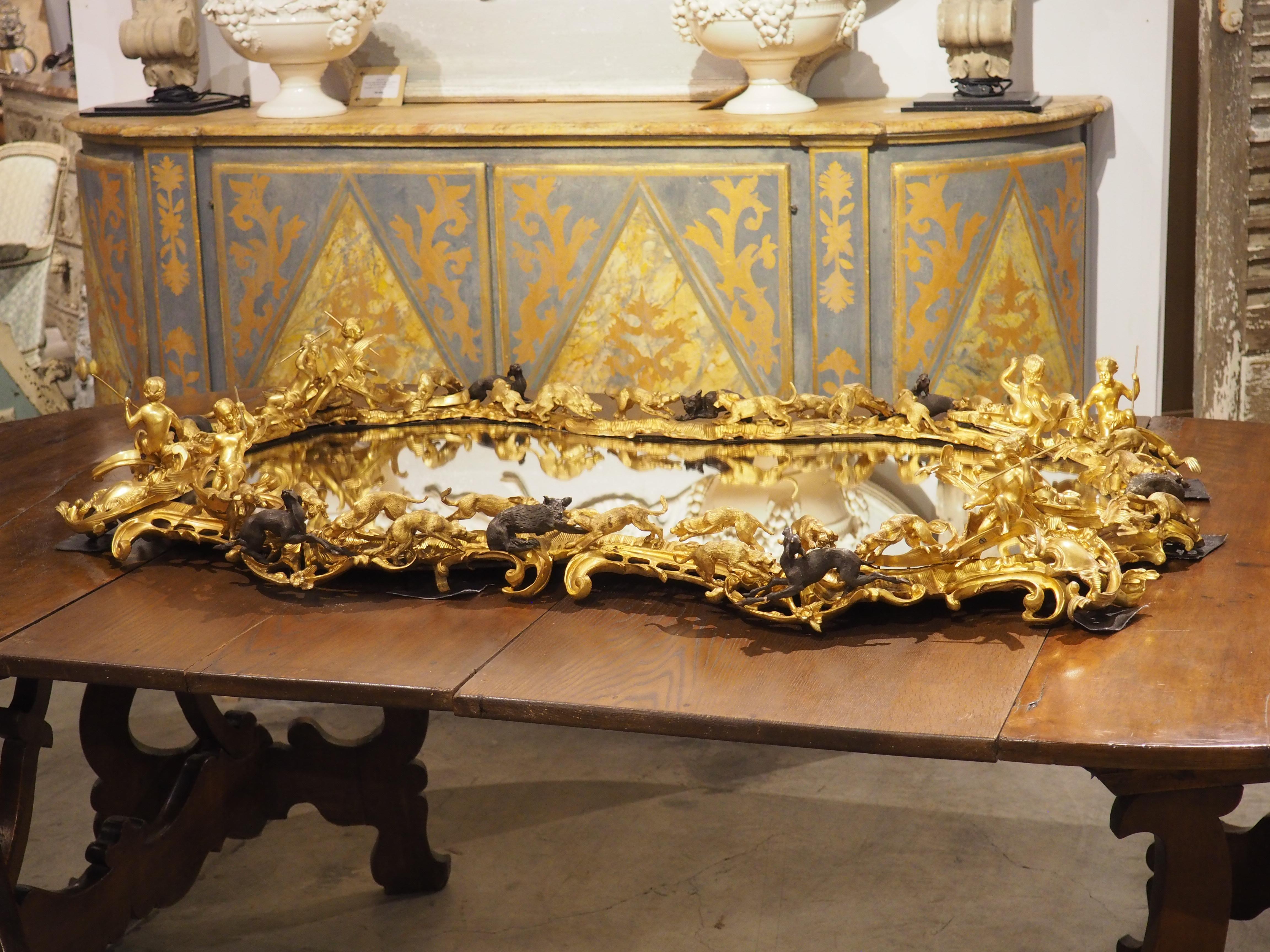 An Impressive French Napoleon III Style Gilt Bronze Surtout de Table, Circa 1900 10