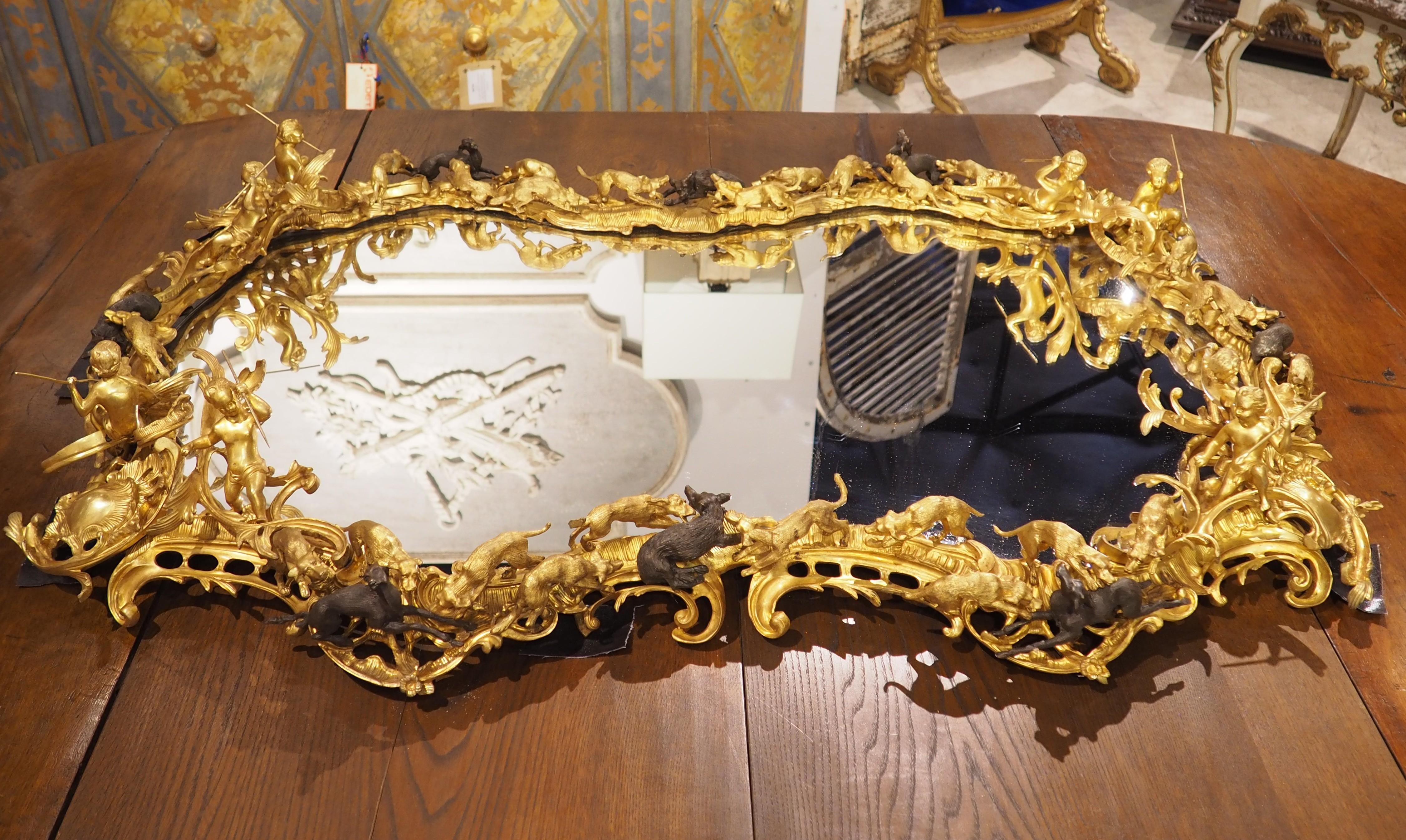 An Impressive French Napoleon III Style Gilt Bronze Surtout de Table, Circa 1900 11