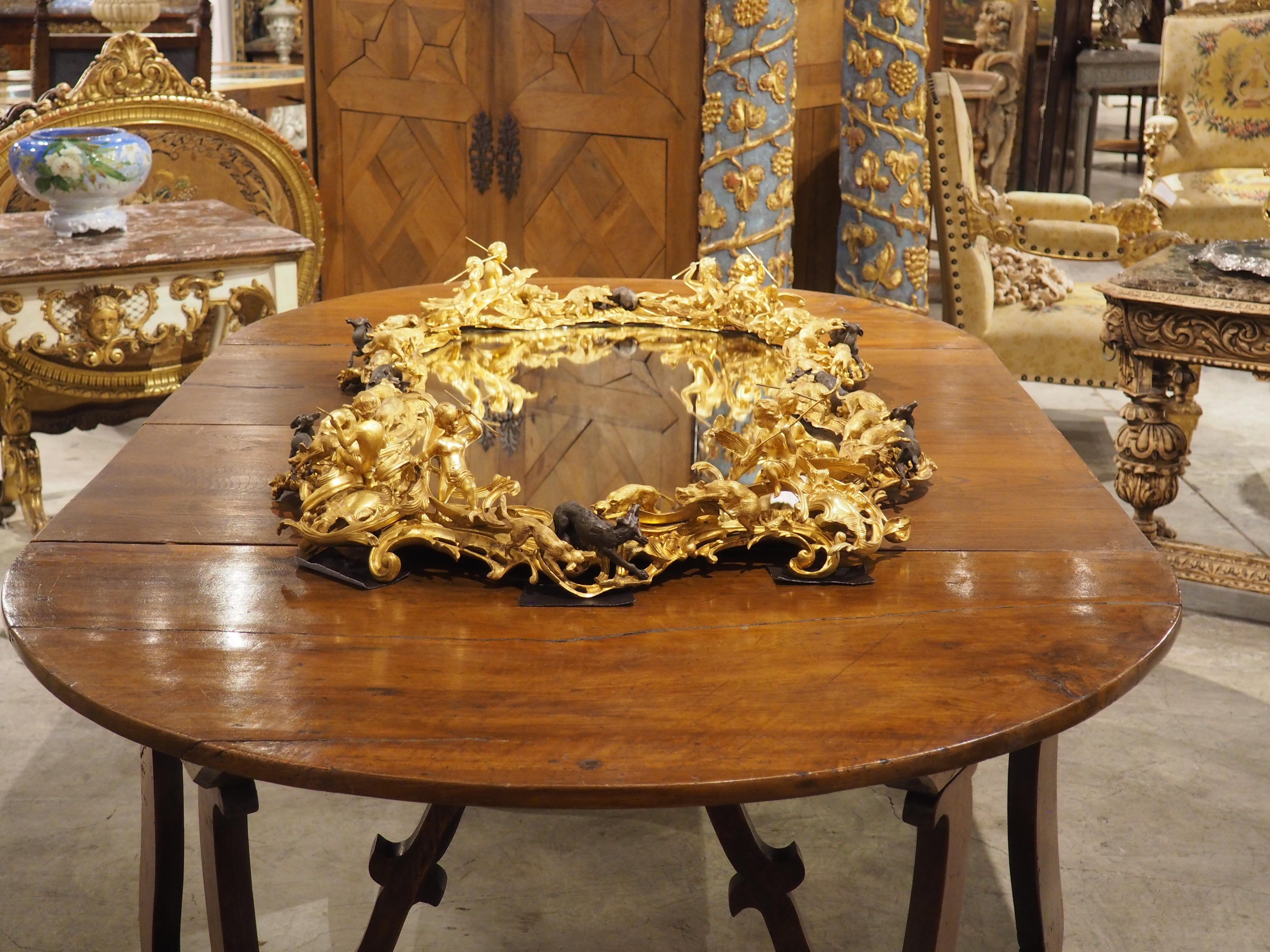 An Impressive French Napoleon III Style Gilt Bronze Surtout de Table, Circa 1900 12