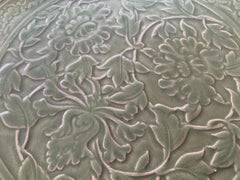 An Impressive Large Celadon Charger, 20th Century