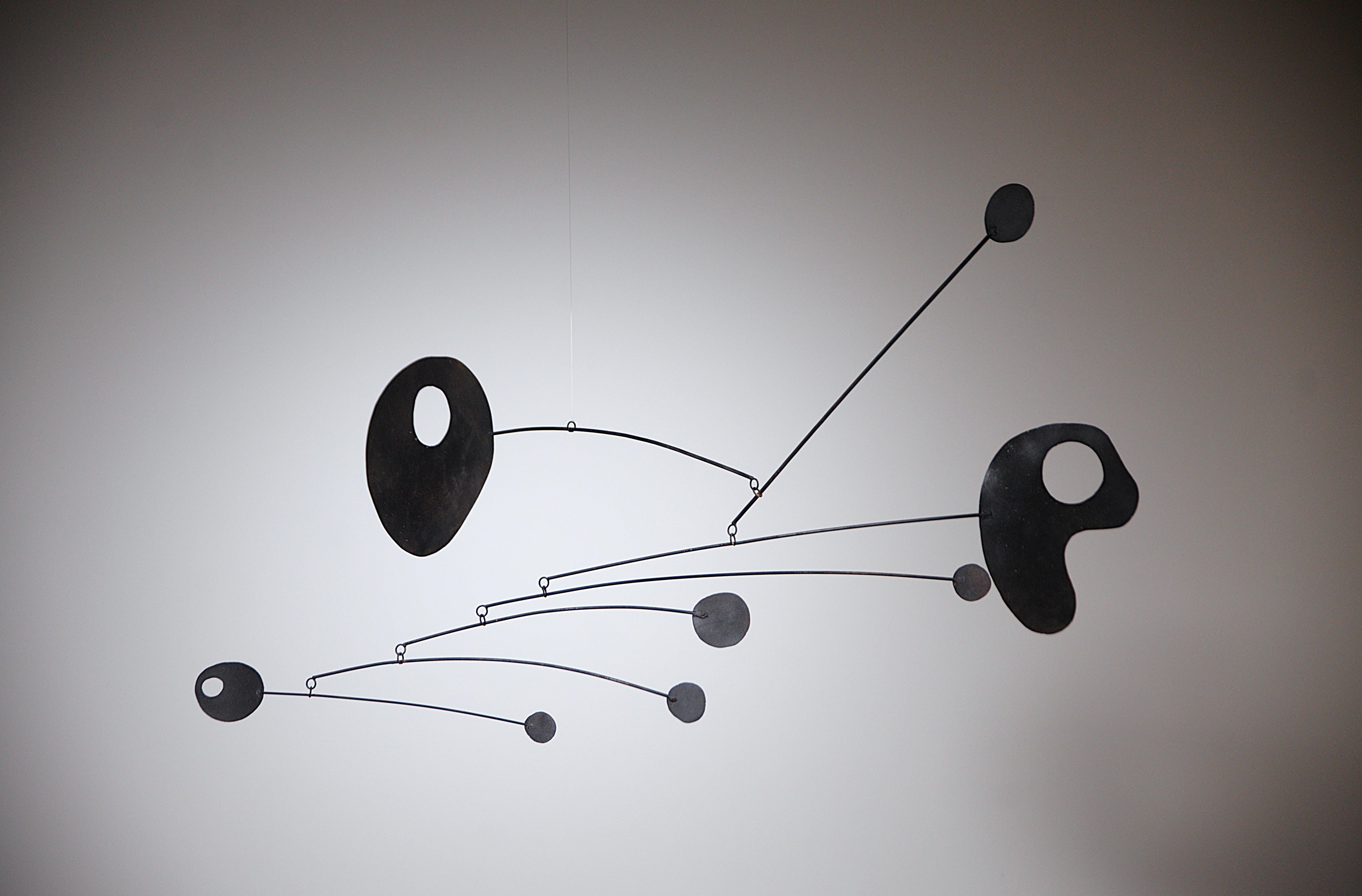 Ein beeindruckendes Mobile-Skulptur von Guillaume Lanoux, Frankreich 1980er Jahre (Ende des 20. Jahrhunderts) im Angebot
