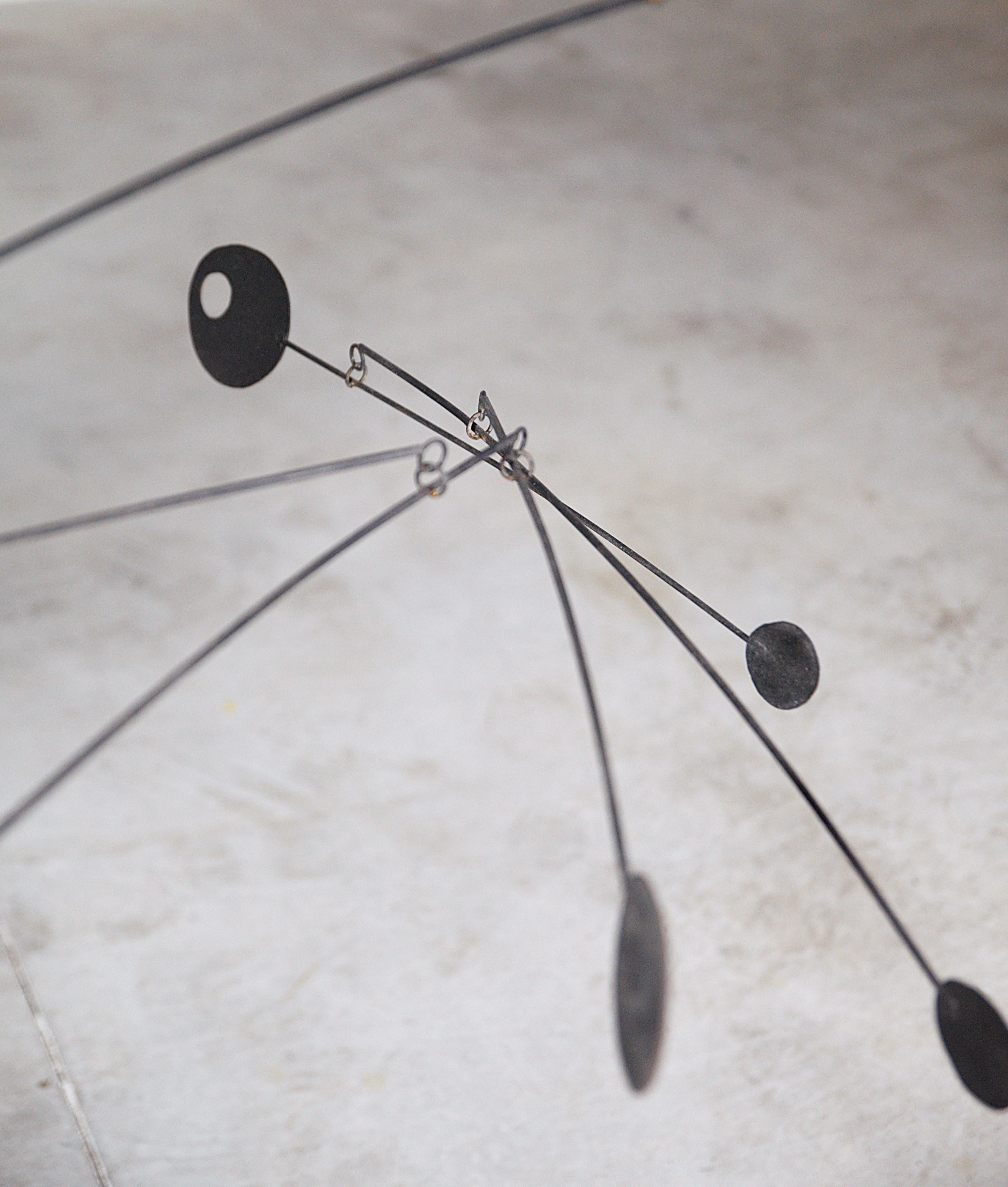 Ein beeindruckendes Mobile-Skulptur von Guillaume Lanoux, Frankreich 1980er Jahre im Angebot 2
