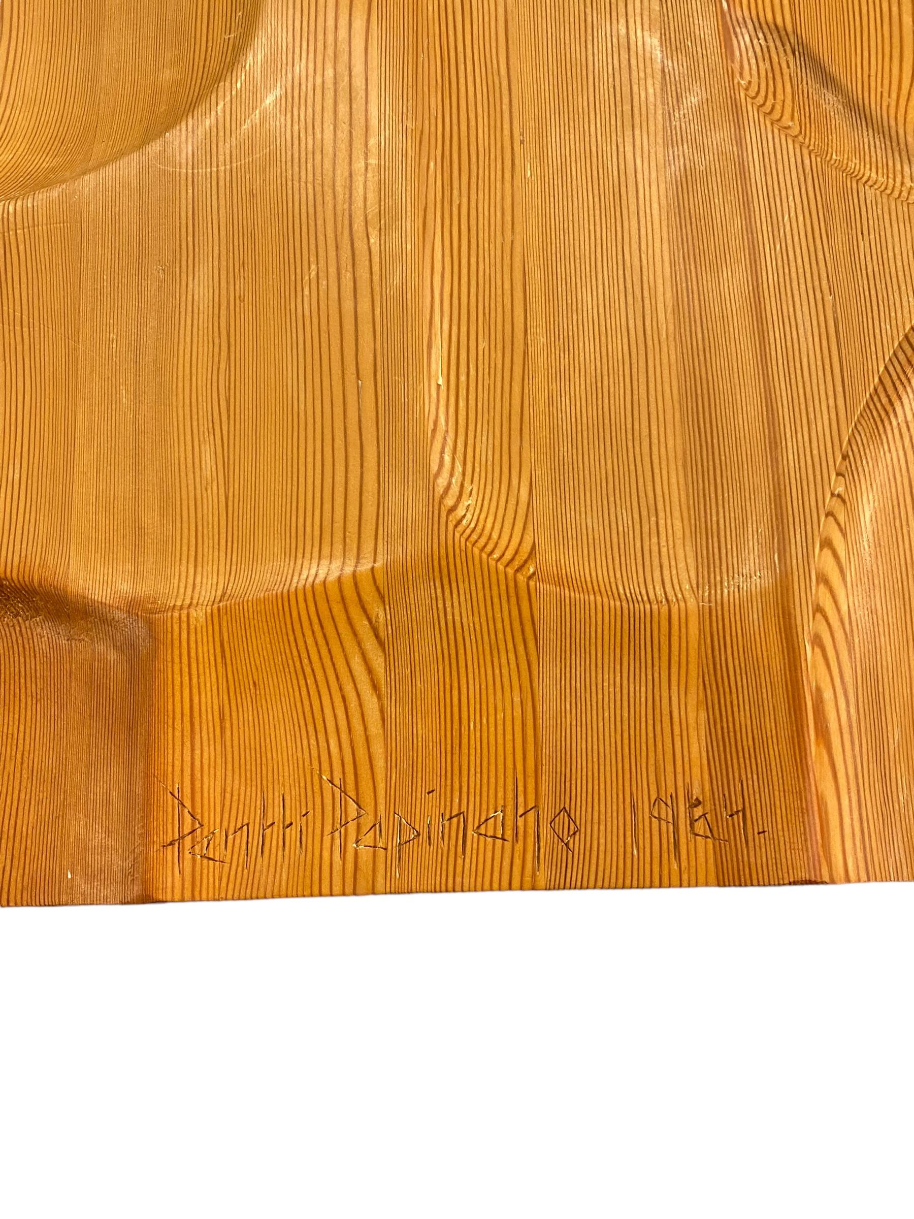 Ein beeindruckendes Pentti Papinaho-Holzskulptur, 1964 im Angebot 1