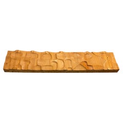 Impressive Modernistic Wooden Sculpture by Finnish Sculptor Pentti Papinaho 1964