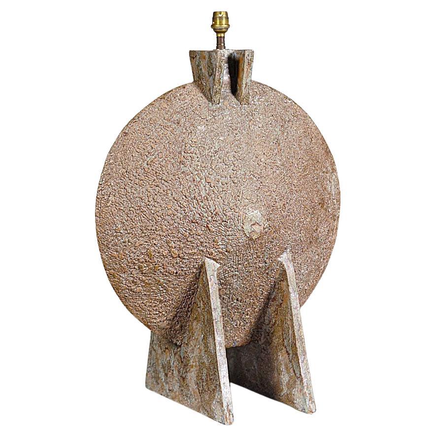 An Impressive Sculptural Lamp by Pat Rowland Sant Vicens France 1960's For Sale