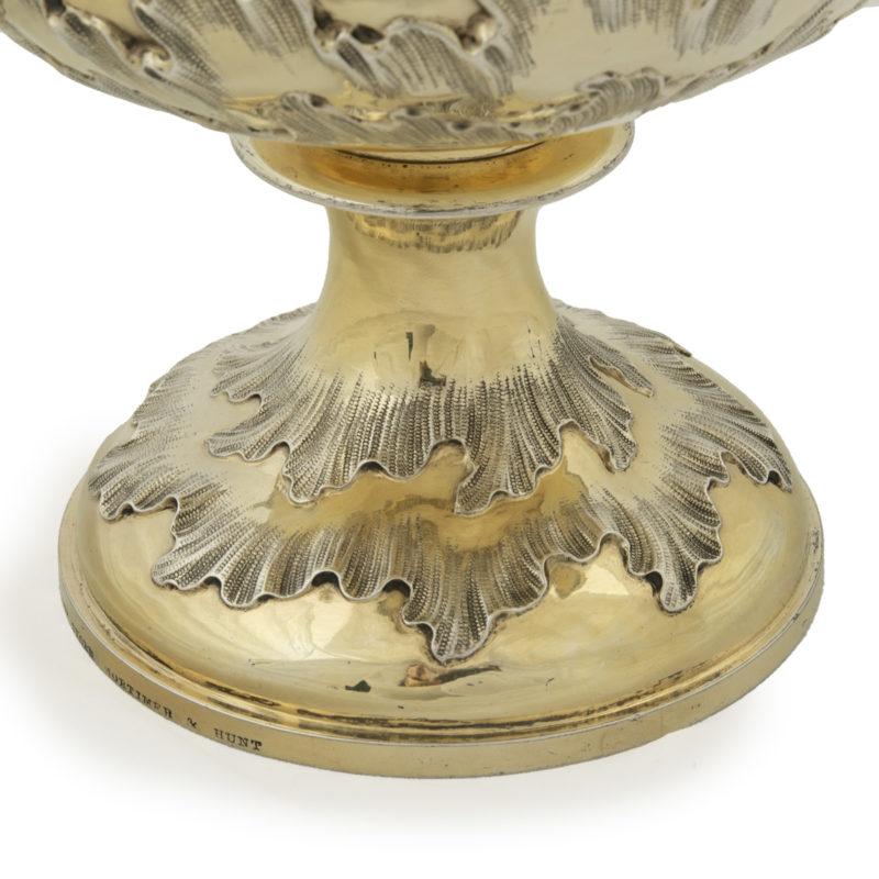 Ein beeindruckender vergoldeter Lyme Regis & Charmouth Regatta Pokal für 1846 präsentiert  im Angebot 4