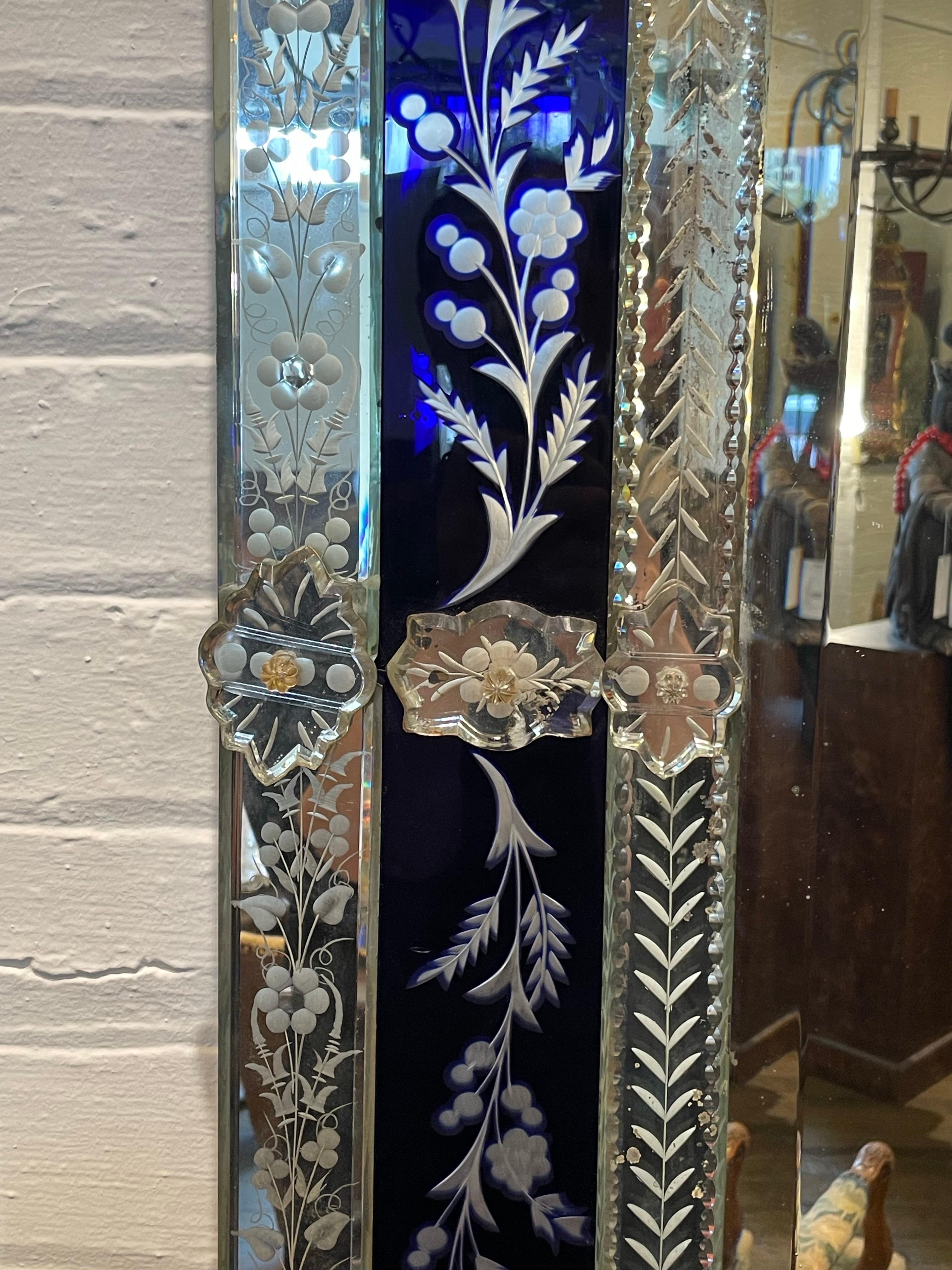 Impressionnant miroir vénitien, 19e siècle en vente 4