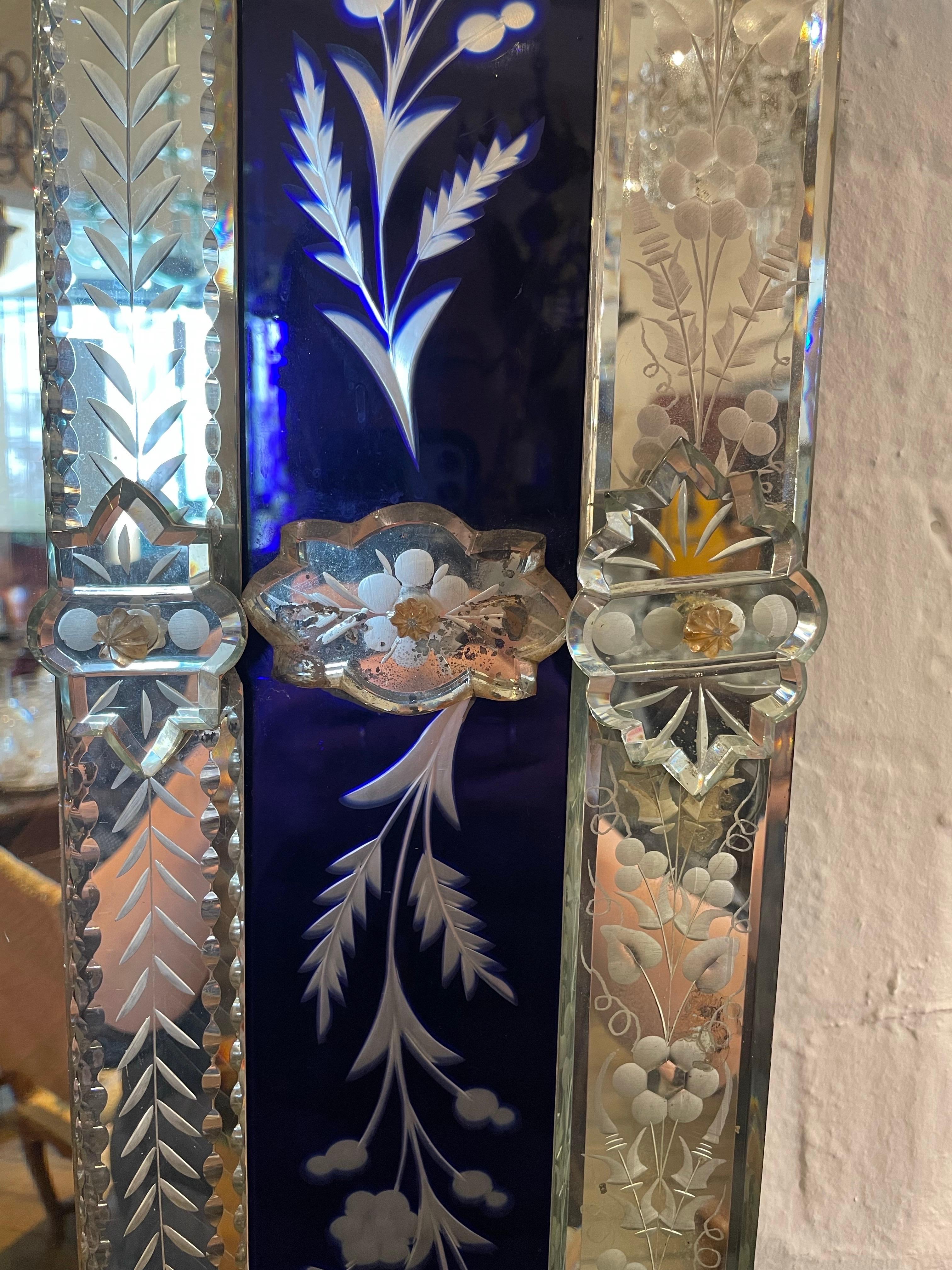 Impressionnant miroir vénitien, 19e siècle en vente 2