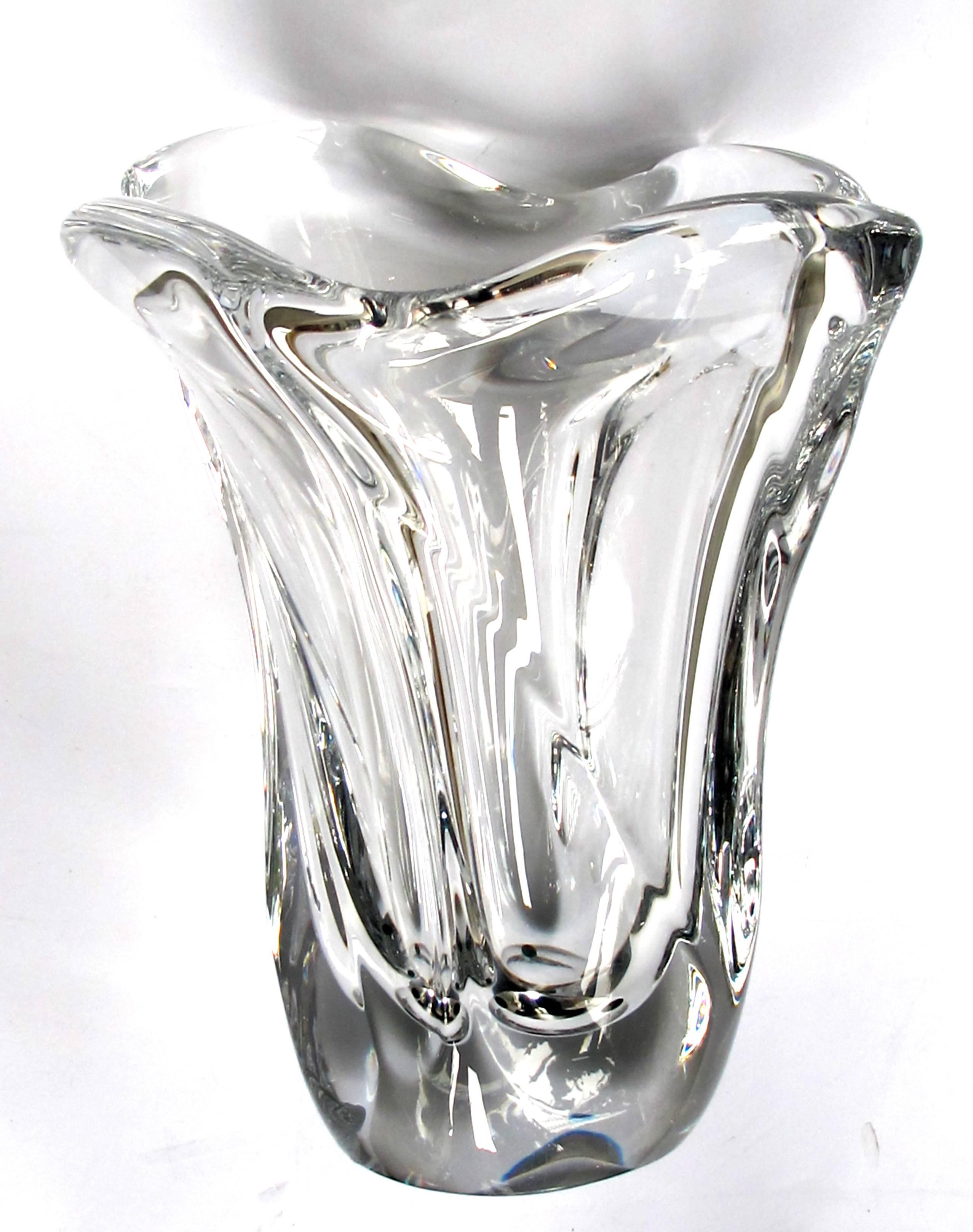 daum crystal vase