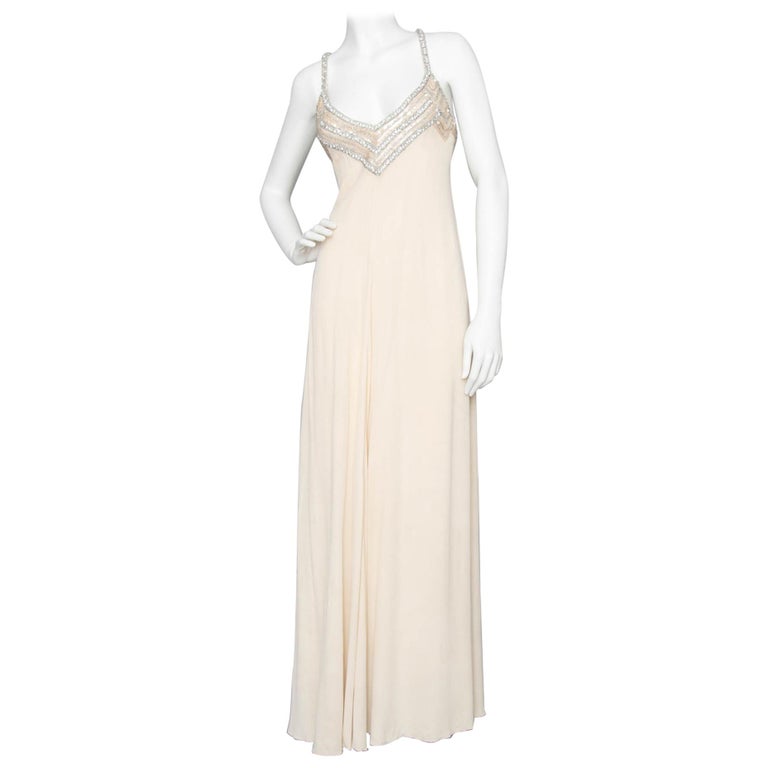 Silk dior gown