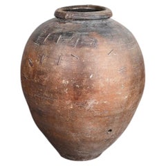 An Incredible Large Spanish 18th C. Terracotta Vessel