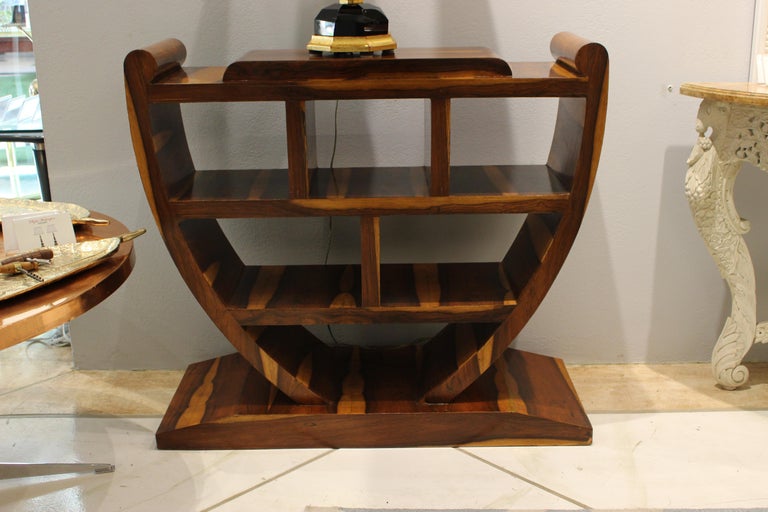 Incredible Pair of Art Deco Bookshelves For Sale at 1stDibs