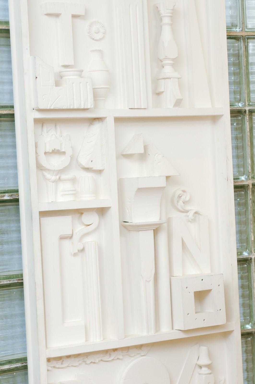 Incredible Pair of Found Objects Sculpture Panels After Louise Nevelson For Sale 3