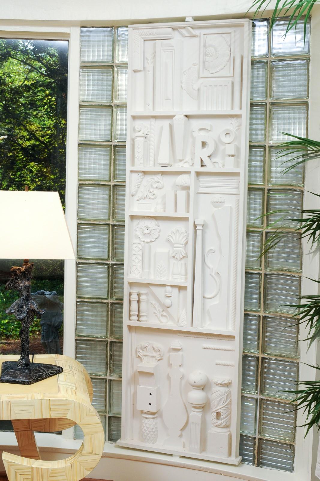 Incredible Pair of Found Objects Sculpture Panels After Louise Nevelson For Sale 5