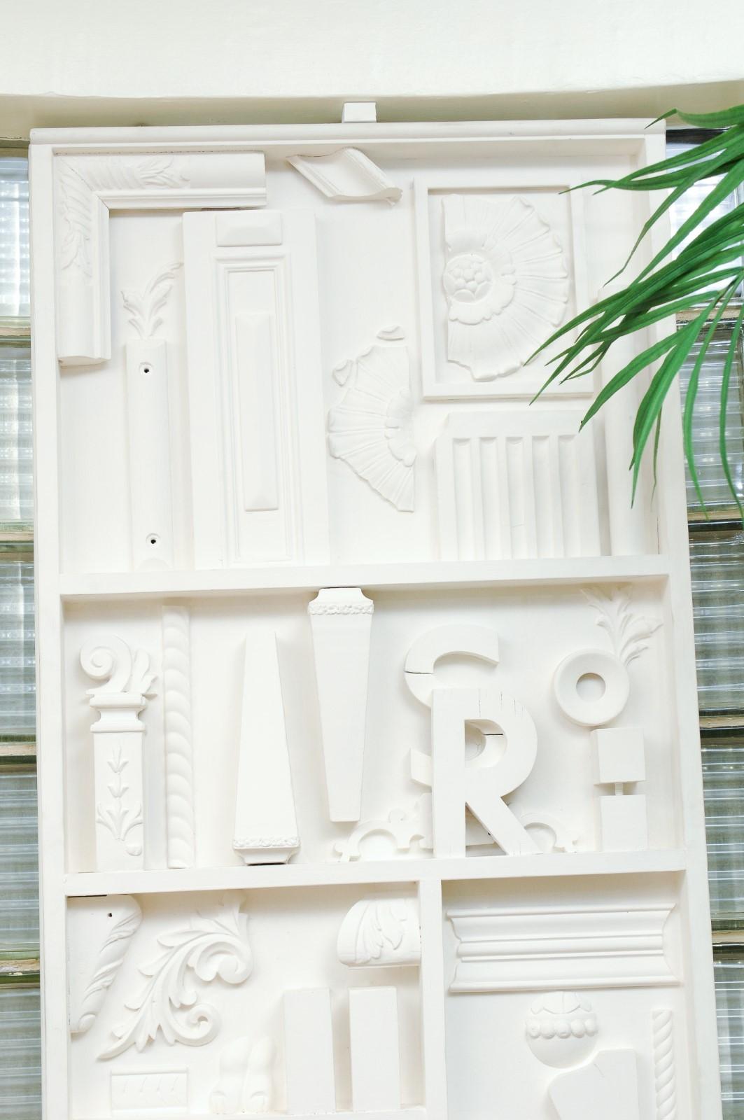 Incredible Pair of Found Objects Sculpture Panels After Louise Nevelson For Sale 7